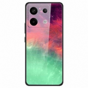 Cover Hoesje Xiaomi Redmi Note 13 Pro 5g Telefoonhoesje Gehard Glas Gekleurd Patroon