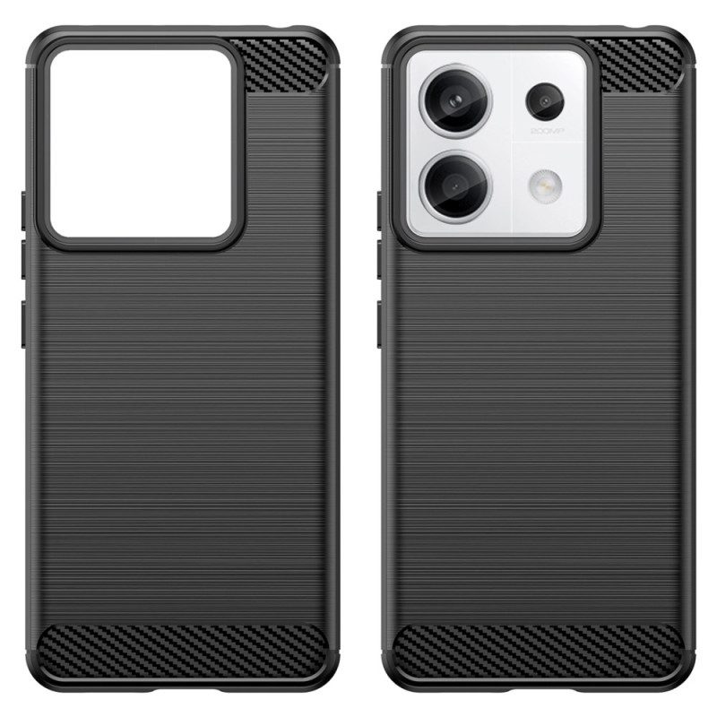 Cover Hoesje Xiaomi Redmi Note 13 Pro 5g Telefoonhoesje Koolstofvezeltextuur