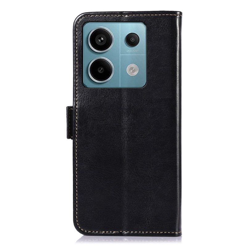 Flip Case Leren Xiaomi Redmi Note 13 Pro 5g Abeel