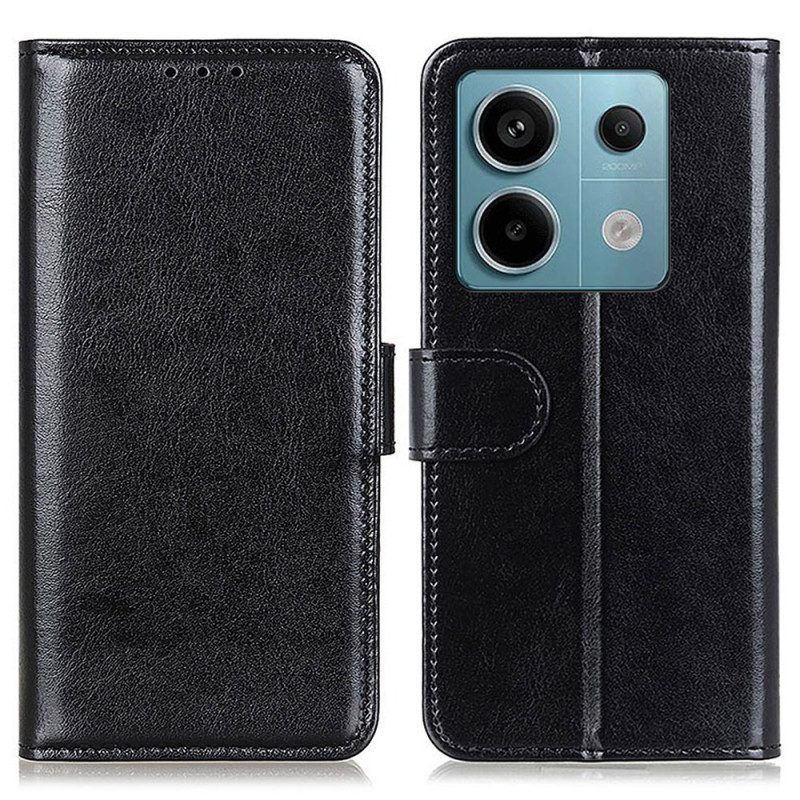 Flip Case Leren Xiaomi Redmi Note 13 Pro 5g Kunstlakleer