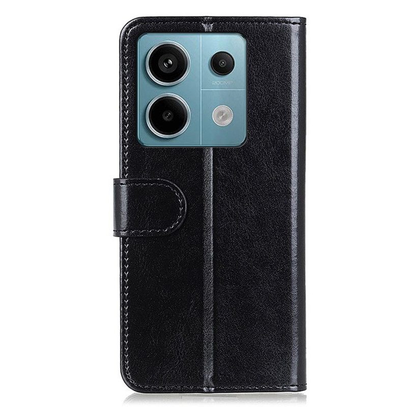 Flip Case Leren Xiaomi Redmi Note 13 Pro 5g Kunstlakleer