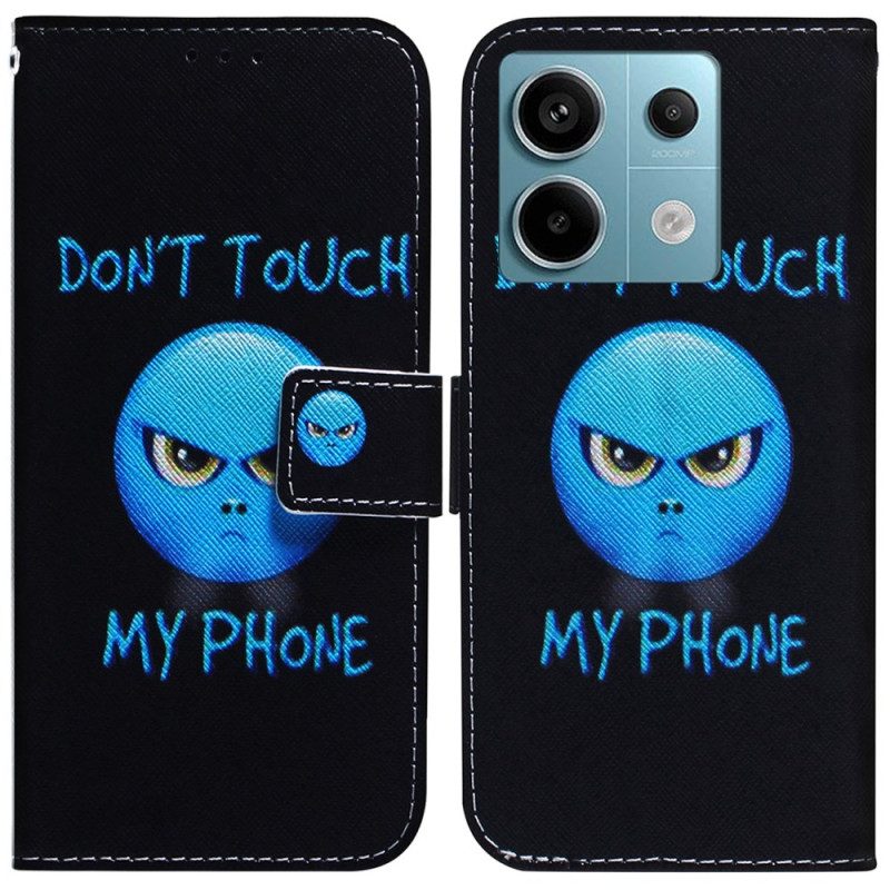 Flip Case Leren Xiaomi Redmi Note 13 Pro 5g Telefoon-emoji