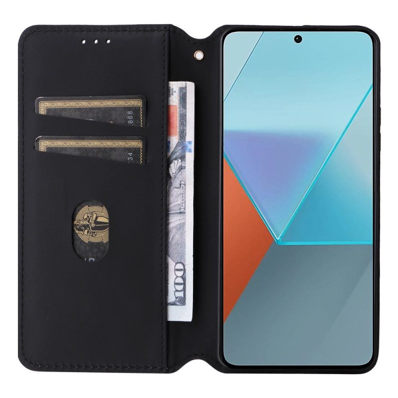 Folio-hoesje Voor Xiaomi Redmi Note 13 Pro 5g 3d-kubussen