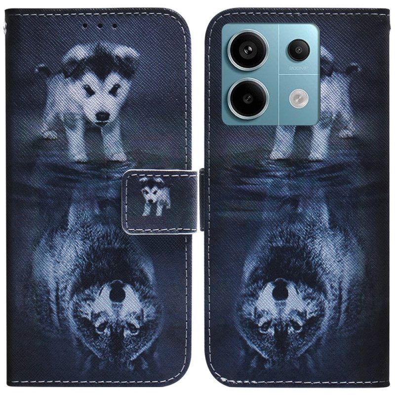 Folio-hoesje Xiaomi Redmi Note 13 Pro 5g Telefoonhoesje Puppydroom