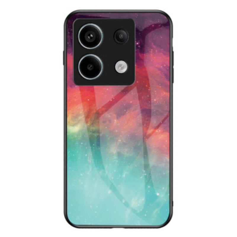 Hoesje Xiaomi Redmi Note 13 Pro 5g Gehard Glas Met Sterrenhemelpatroon