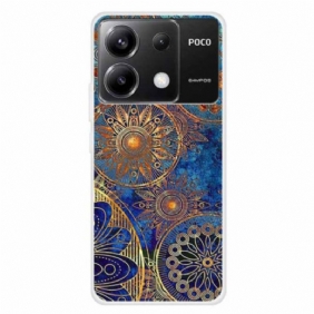 Hoesje Xiaomi Redmi Note 13 Pro 5g Gouden Bloem Bescherming Hoesje