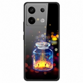 Hoesje Xiaomi Redmi Note 13 Pro 5g Wensfles Van Gehard Glas