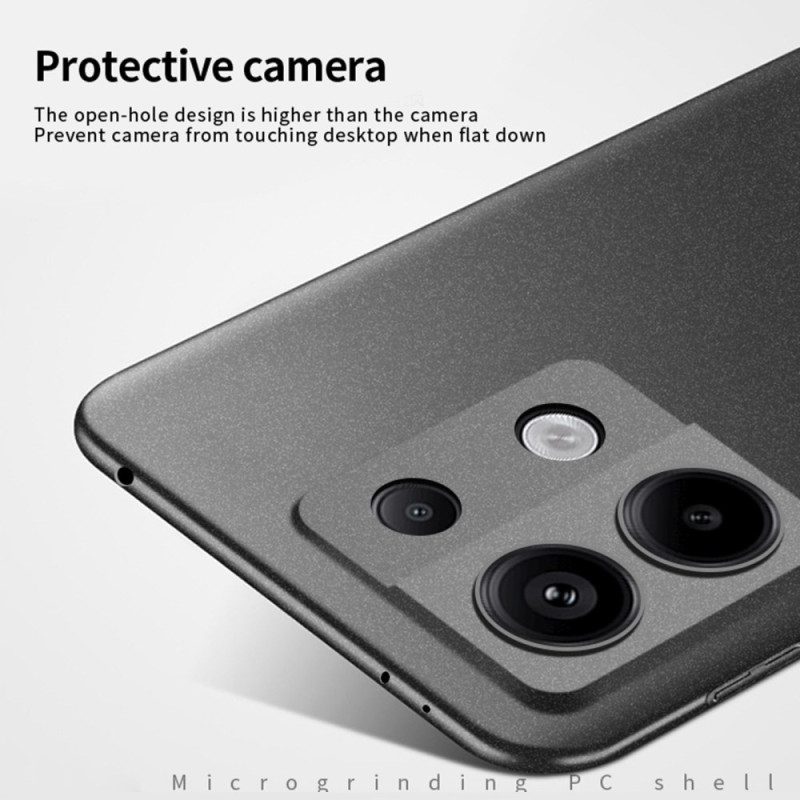 Leren Hoesje Xiaomi Redmi Note 13 Pro 5g Shield Matte Mofi-serie Bescherming Hoesje