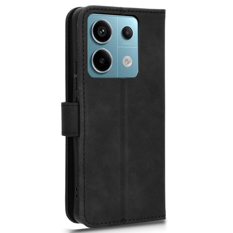 Leren Hoesje Xiaomi Redmi Note 13 Pro 5g Suède-effect Bescherming Hoesje