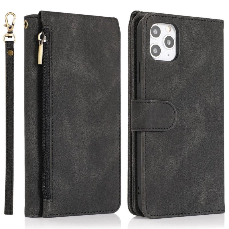 Folio-hoesje voor iPhone 14 Pro Met Ritssluiting