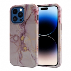 Hoesje voor iPhone 14 Pro Fantastisch Marmer