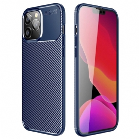 Hoesje voor iPhone 14 Pro Flexibele Koolstofvezel