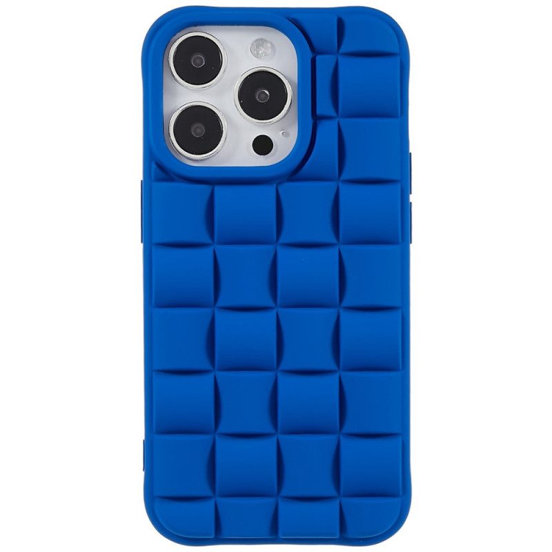 Hoesje voor iPhone 14 Pro Gewatteerde Stijl