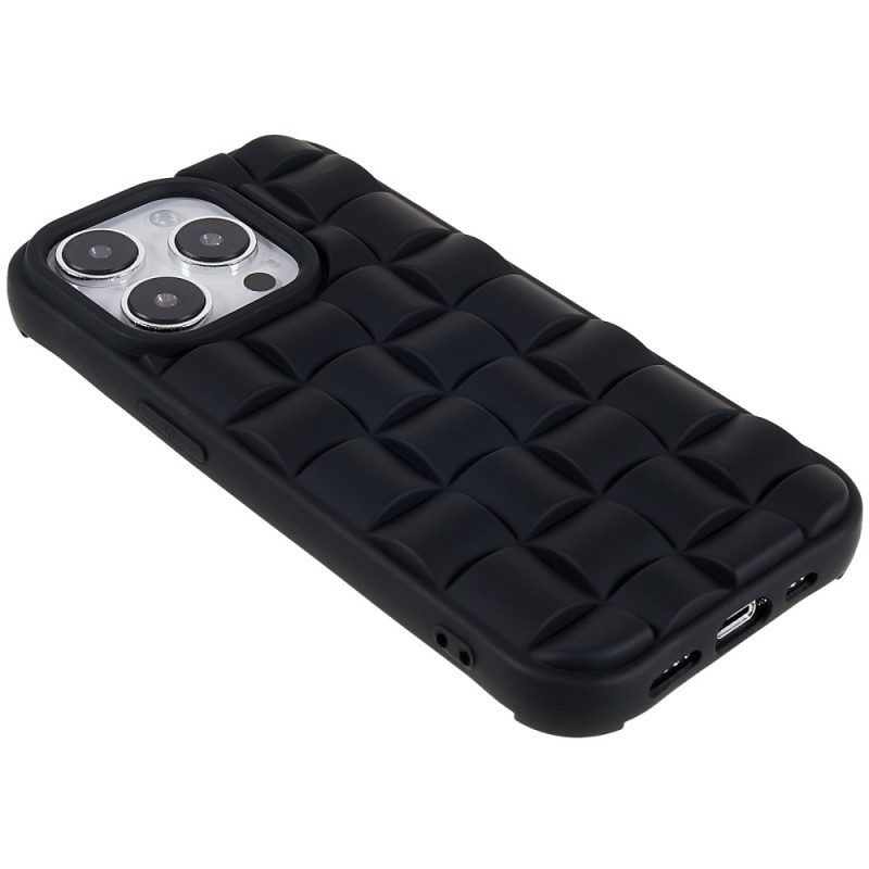 Hoesje voor iPhone 14 Pro Gewatteerde Stijl