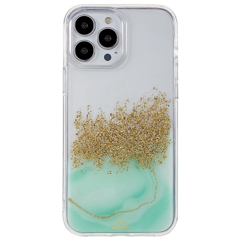 Hoesje voor iPhone 14 Pro Glitter Kunst