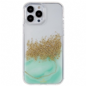 Hoesje voor iPhone 14 Pro Glitter Kunst