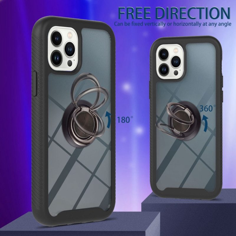 Hoesje voor iPhone 14 Pro Hybride Ringbeugel