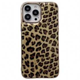 Hoesje voor iPhone 14 Pro Luipaard