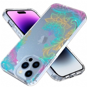 Hoesje voor iPhone 14 Pro Naadloze Bloemen