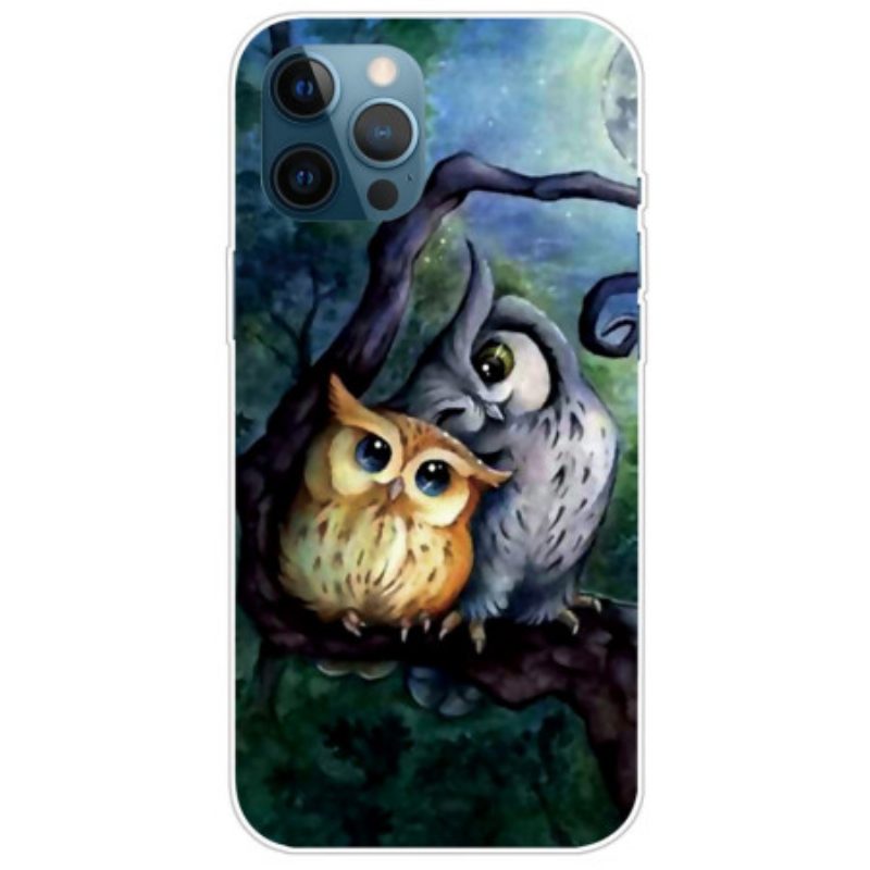 Hoesje voor iPhone 14 Pro Uilen