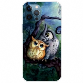 Hoesje voor iPhone 14 Pro Uilen