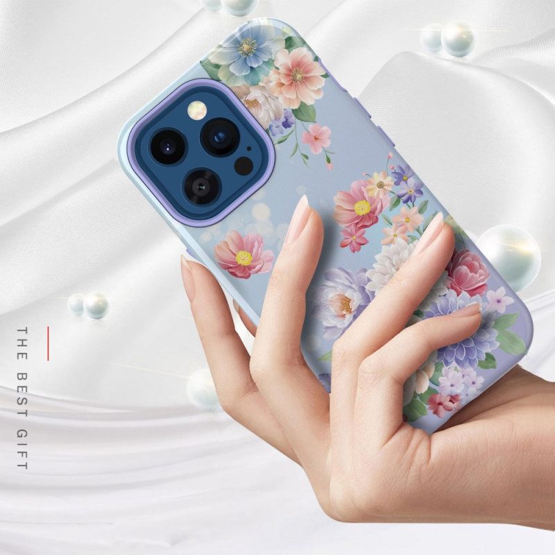 Hoesje voor iPhone 14 Pro Vintage Bloemen