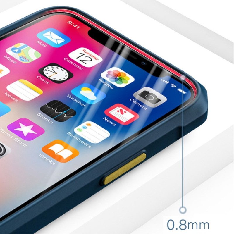 Telefoonhoesje voor iPhone 14 Pro Hybride Gekleurde Knoppen