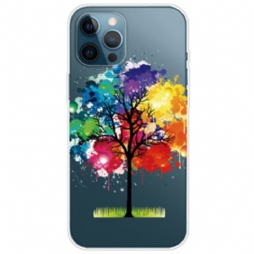 Telefoonhoesje voor iPhone 14 Pro Naadloze Aquarel Boom