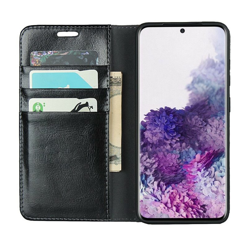 Bescherming Hoesje voor Samsung Galaxy S20 Plus / S20 Plus 5G Folio-hoesje Echt Leer