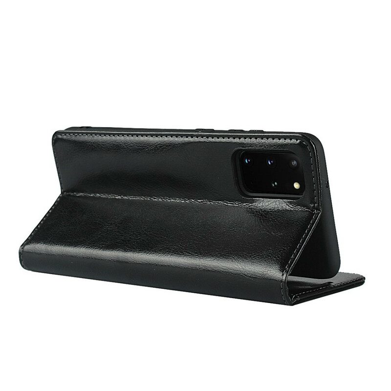 Bescherming Hoesje voor Samsung Galaxy S20 Plus / S20 Plus 5G Folio-hoesje Echt Leer