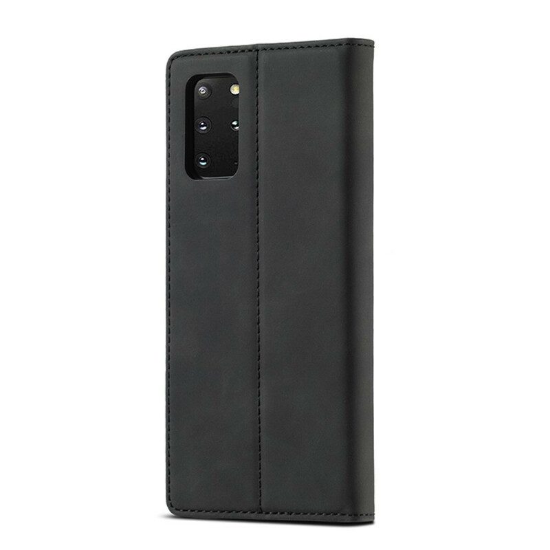 Bescherming Hoesje voor Samsung Galaxy S20 Plus / S20 Plus 5G Folio-hoesje Lc.imeeke Ledereffect