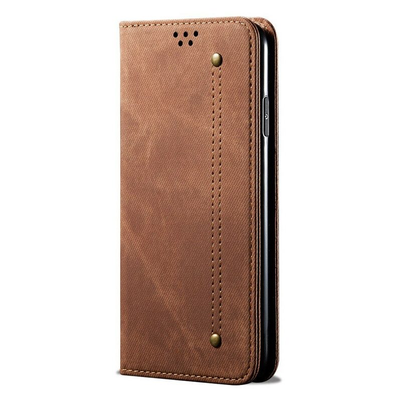 Bescherming Hoesje voor Samsung Galaxy S20 Plus / S20 Plus 5G Folio-hoesje Spijkerstof