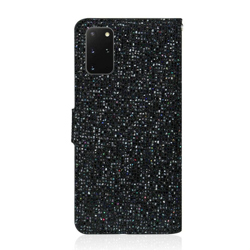 Flip Case voor Samsung Galaxy S20 Plus / S20 Plus 5G Pailletten S-ontwerp