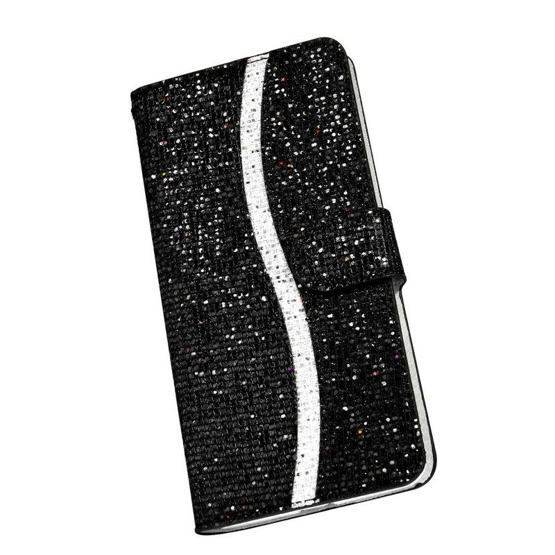 Flip Case voor Samsung Galaxy S20 Plus / S20 Plus 5G Pailletten S-ontwerp