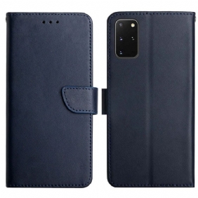 Folio-hoesje voor Samsung Galaxy S20 Plus / S20 Plus 5G Echt Nappaleer