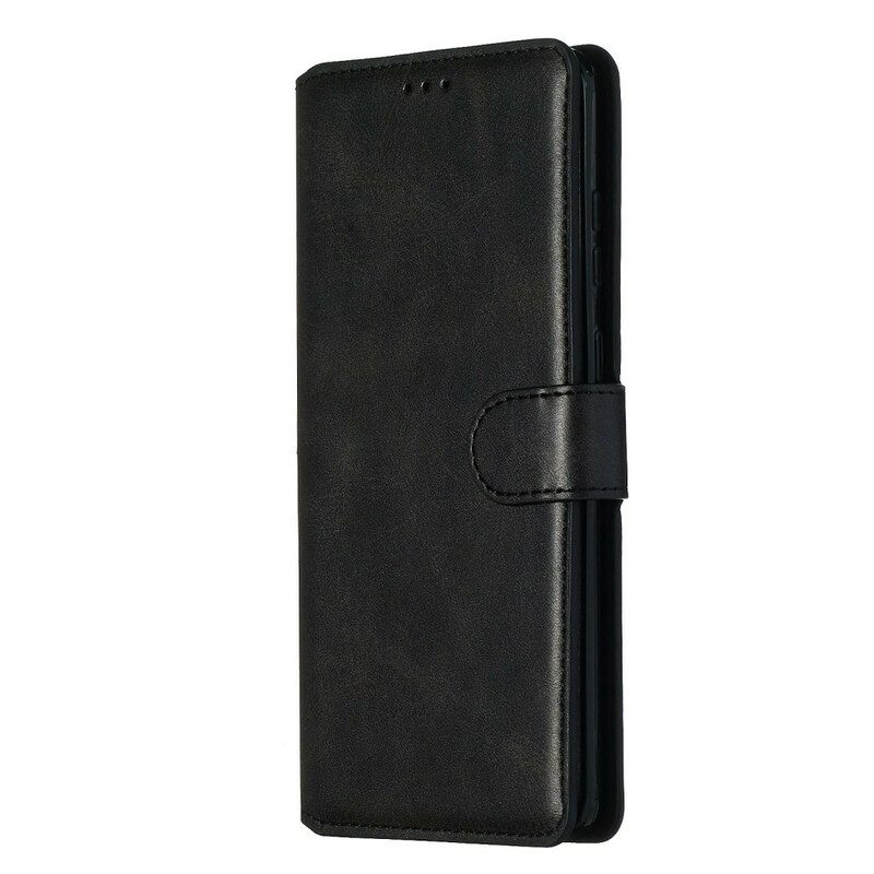 Folio-hoesje voor Samsung Galaxy S20 Plus / S20 Plus 5G Mat Leereffect