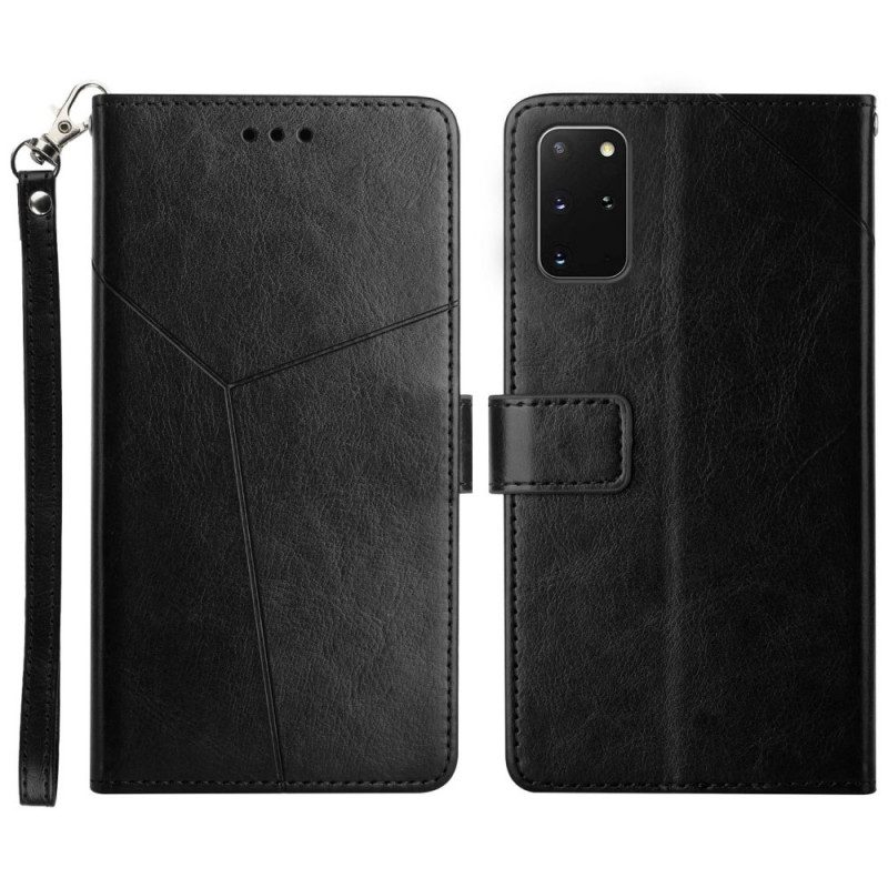 Folio-hoesje voor Samsung Galaxy S20 Plus / S20 Plus 5G Stijl Leer Geo Y Design