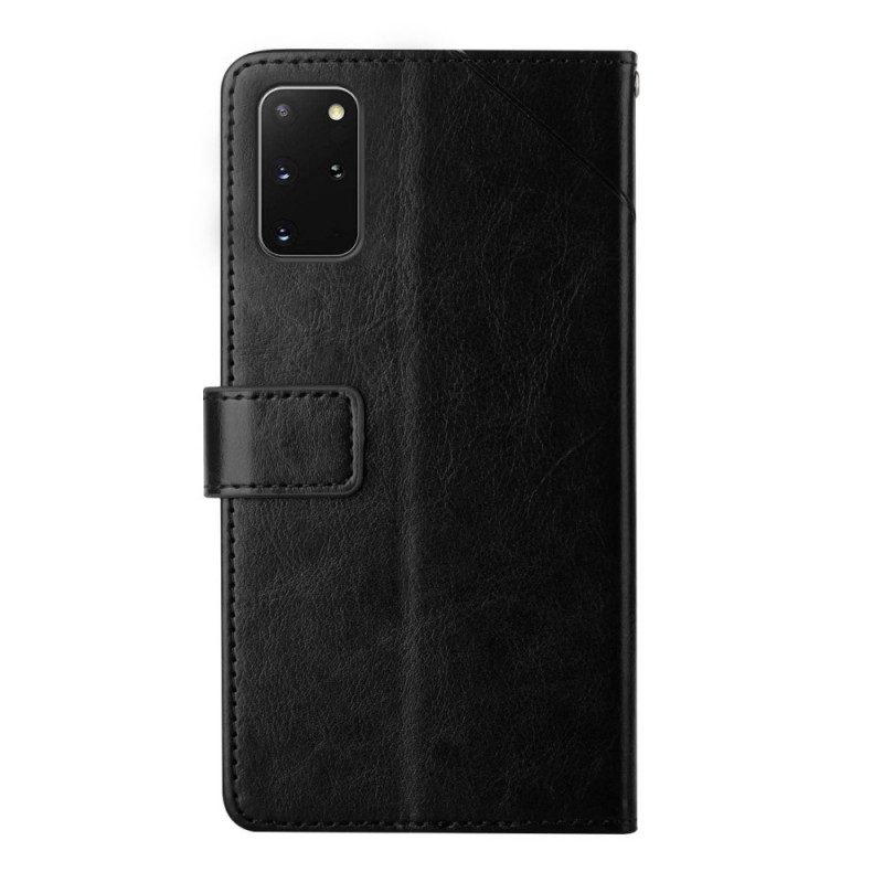 Folio-hoesje voor Samsung Galaxy S20 Plus / S20 Plus 5G Stijl Leer Geo Y Design