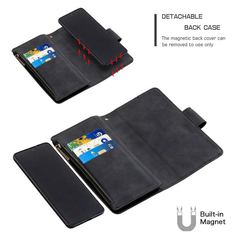 Hoesje Folio-hoesje voor Samsung Galaxy S20 Plus / S20 Plus 5G Rits Afneembaar