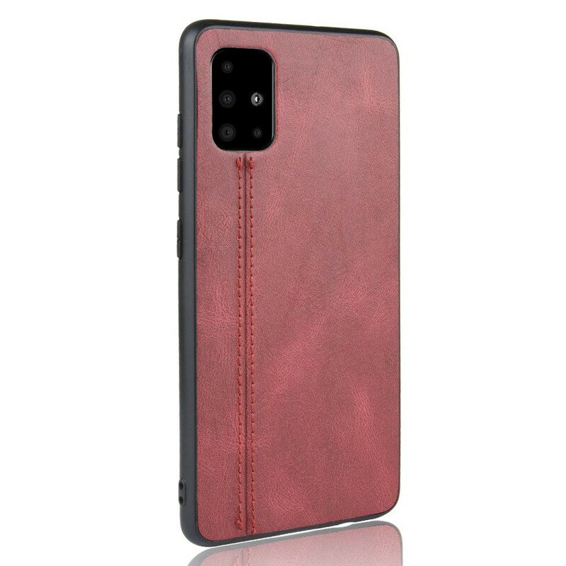 Hoesje voor Samsung Galaxy S20 Plus / S20 Plus 5G Couture-leereffect