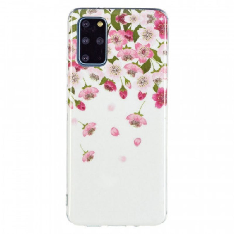 Hoesje voor Samsung Galaxy S20 Plus / S20 Plus 5G Fluorescerende Bloemen