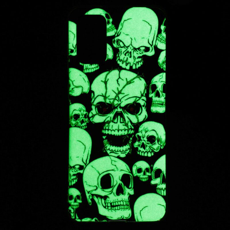 Hoesje voor Samsung Galaxy S20 Plus / S20 Plus 5G Fluorescerende Schedels