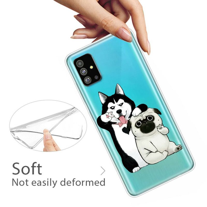 Hoesje voor Samsung Galaxy S20 Plus / S20 Plus 5G Grappige Honden