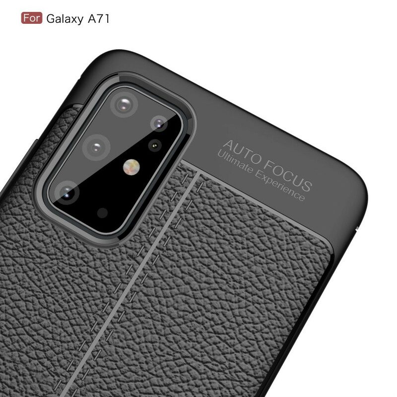 Hoesje voor Samsung Galaxy S20 Plus / S20 Plus 5G Lychee Dubbele Lijn