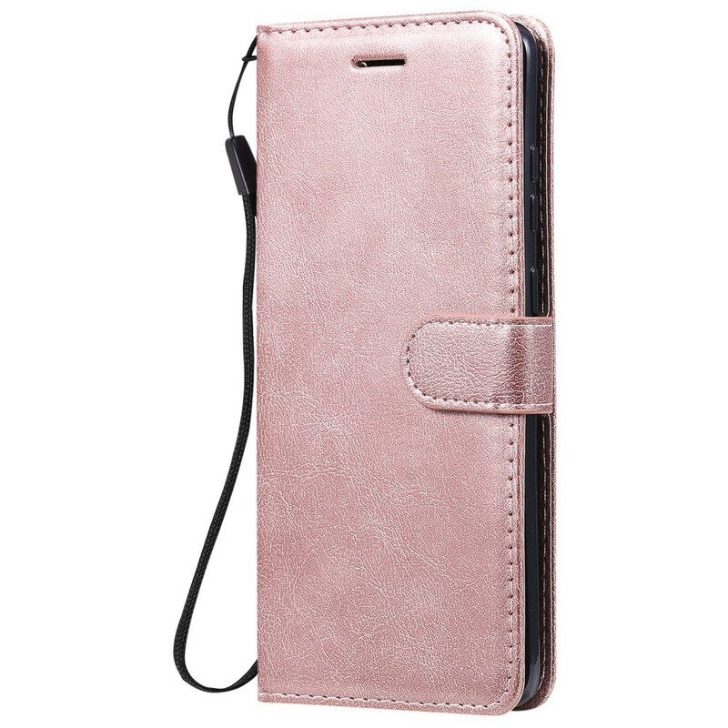 Leren Hoesje voor Samsung Galaxy S20 Plus / S20 Plus 5G Met Ketting Strappy Leereffect