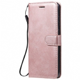 Leren Hoesje voor Samsung Galaxy S20 Plus / S20 Plus 5G Met Ketting Strappy Leereffect