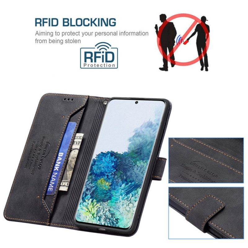 Leren Hoesje voor Samsung Galaxy S20 Plus / S20 Plus 5G Rfid Binfen-kleur