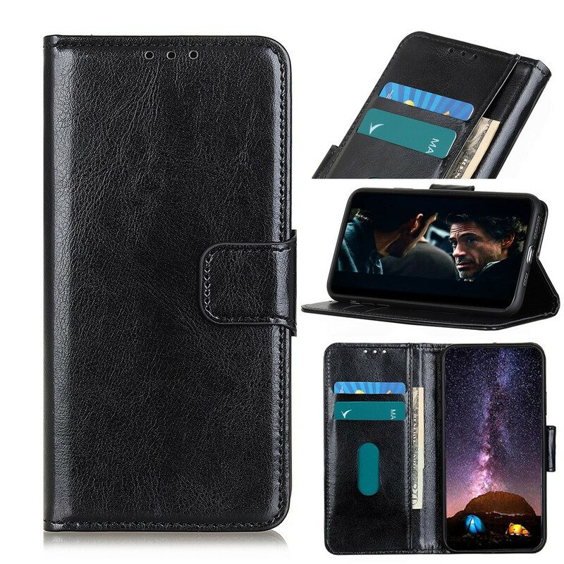 Leren Hoesje voor Samsung Galaxy S20 Plus / S20 Plus 5G Traditionele Leerstijl