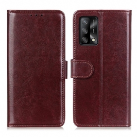 Flip Case voor Oppo A74 4G Bevroren Finesse