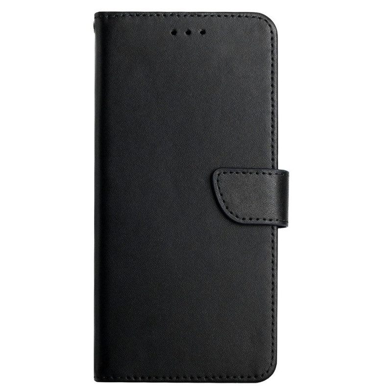 Flip Case voor Oppo A74 4G Echt Nappaleer